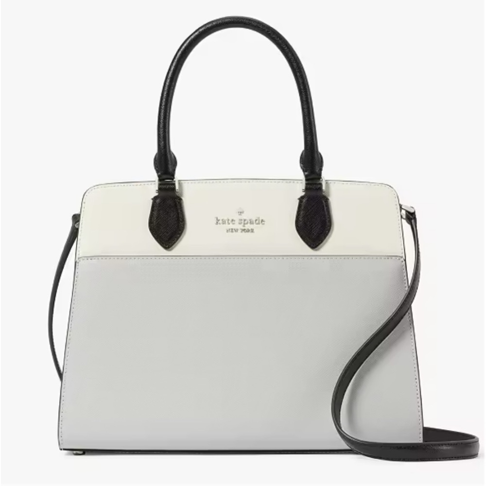 Kate Spade Outlet Madison Colorblock Saffiano Leather Medium Satchel NWT